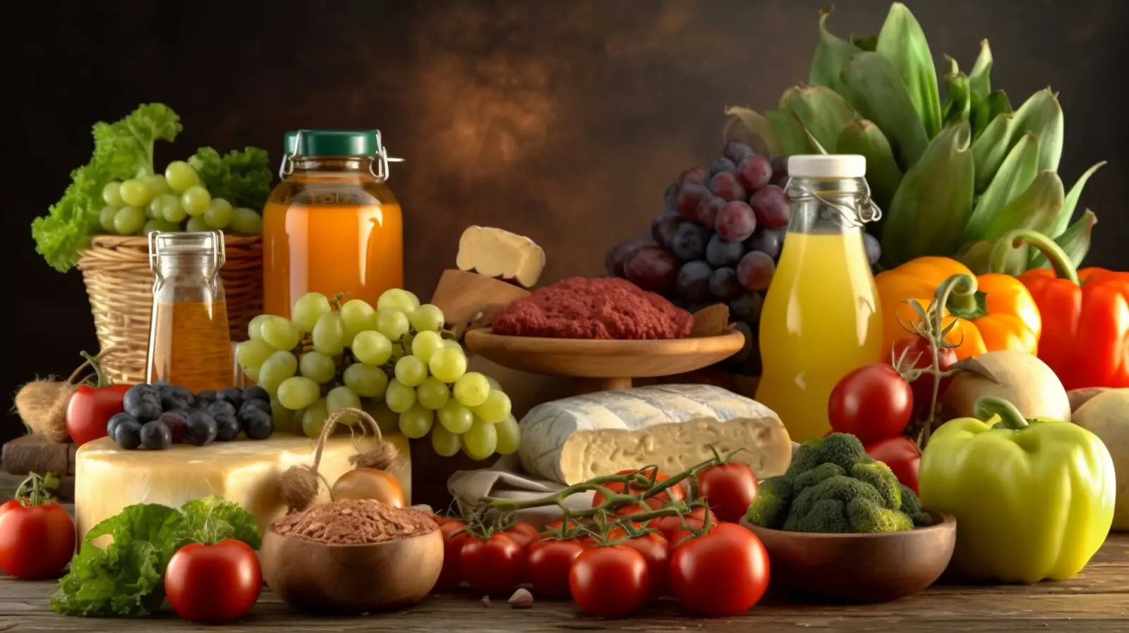 healthy_diet photo of fruit and vegetables for a healthy diet