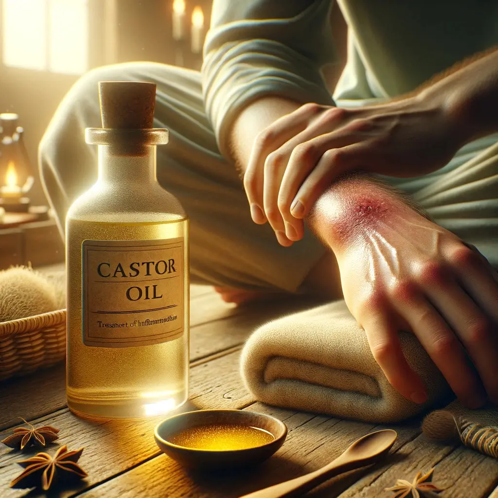 TreatingabruisewithCastorOil