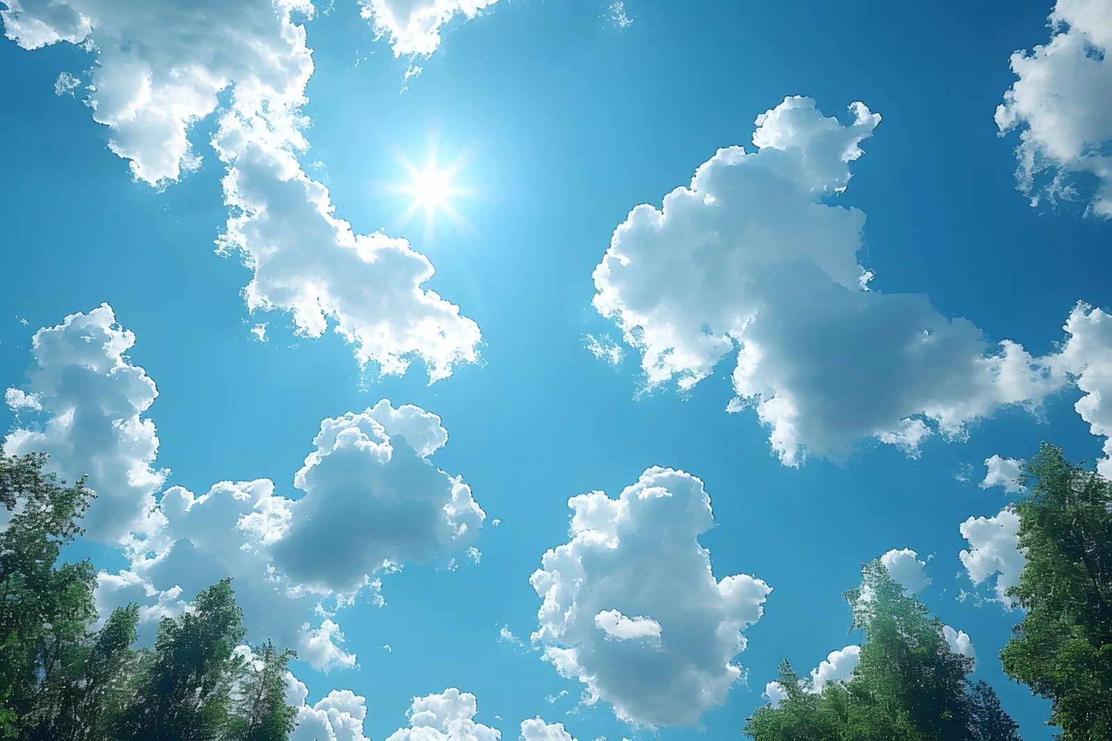 Clouds image of clouds in the blue sky
