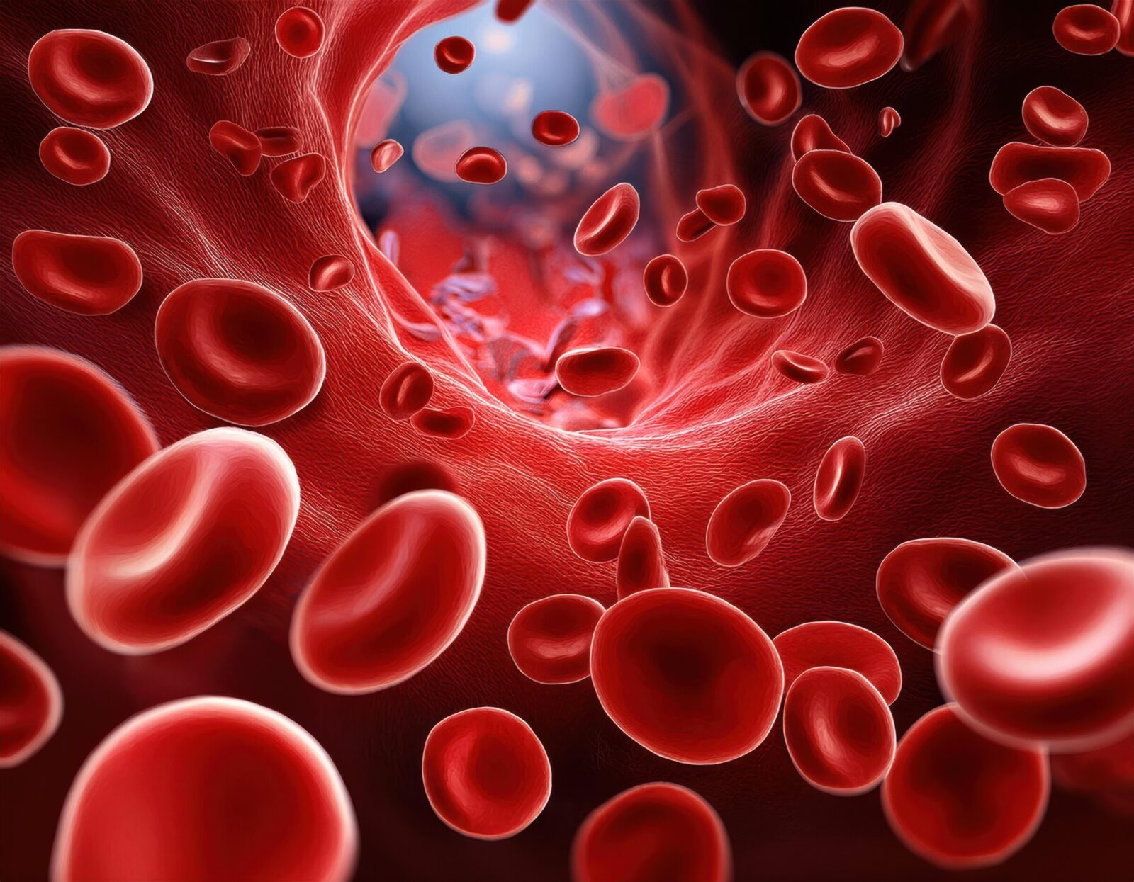 Crimson Caravan A Journey Through the Arteries Blood cells image